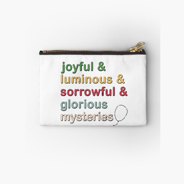 Item preview, joyful & luminous & sorrowful & glorious mysteries of the rosary designed and sold by Brasilia.