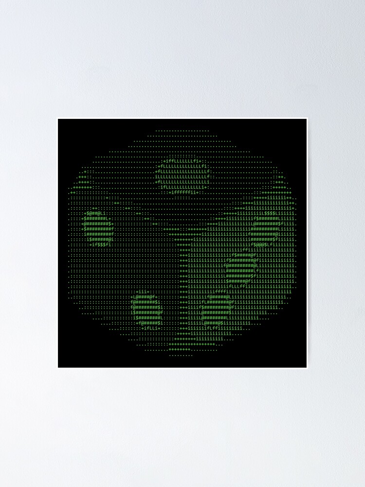 "dice Balloon emoji Ascii Art" Poster by typonquotes Redbubble