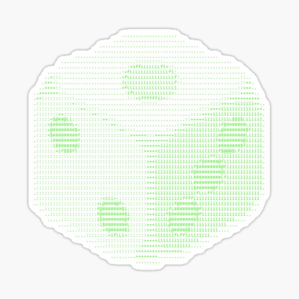 "dice Balloon emoji Ascii Art" Sticker for Sale by typonquotes