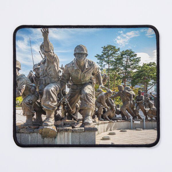 Item preview, Statue of South Korean war soldiers at the War Memorial of Korea Museum, Seoul designed and sold by SnapTPhotograph.