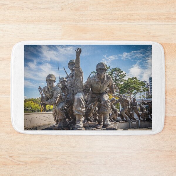Item preview, Statue of South Korean war soldiers at the War Memorial of Korea Museum, Seoul designed and sold by SnapTPhotograph.