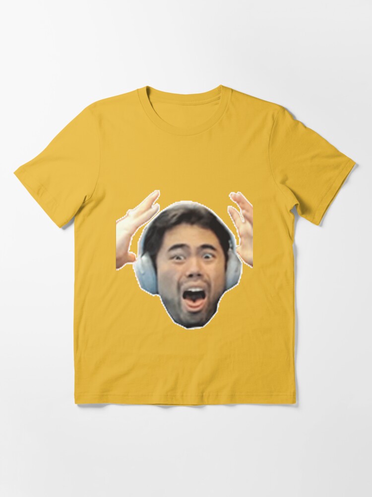 Hikaru Nakamura Nakamuraree emote Essential T-Shirt by LoveGalBlackTan