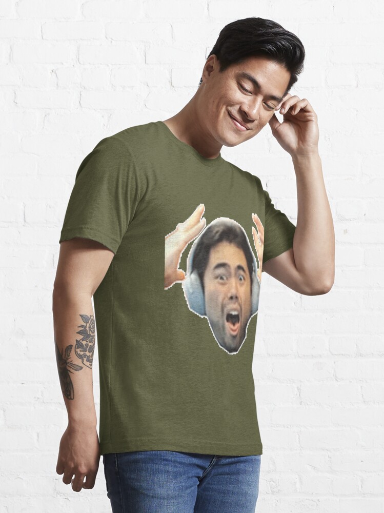 Hikaru Nakamura Nakamuraree emote Essential T-Shirt by LoveGalBlackTan