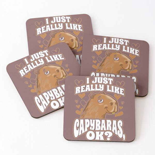 Item preview, I Just Really Like Capybaras OK   designed and sold by RainSilver.