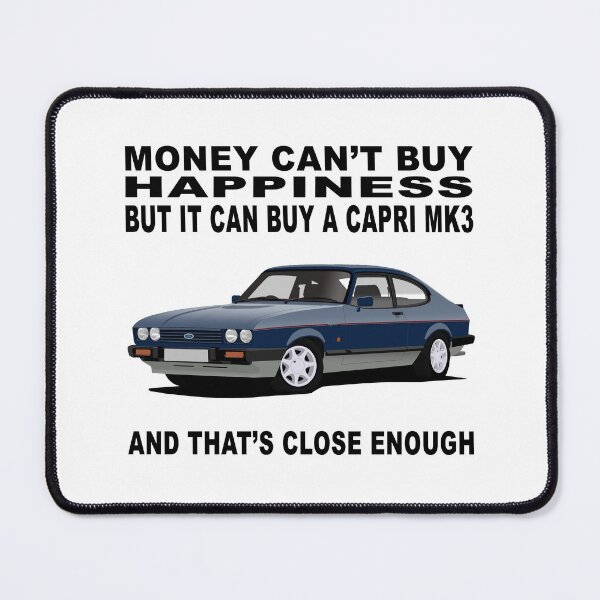 Item preview, Ford Capri Mk3 2.8i Special Blue Grey Classic Car Art Illustration designed and sold by Hamilton illustrations.