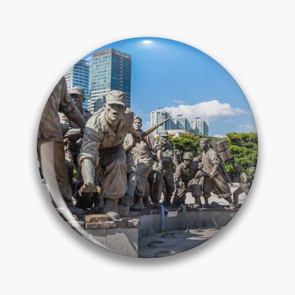 Item preview, Statue of South Korean war soldiers at the War Memorial of Korea Museum, Seoul designed and sold by SnapTPhotograph.