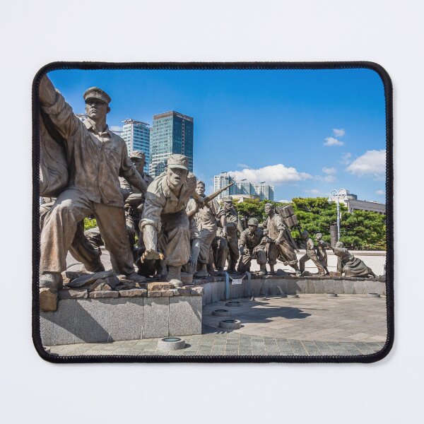 Item preview, Statue of South Korean war soldiers at the War Memorial of Korea Museum, Seoul designed and sold by SnapTPhotograph.