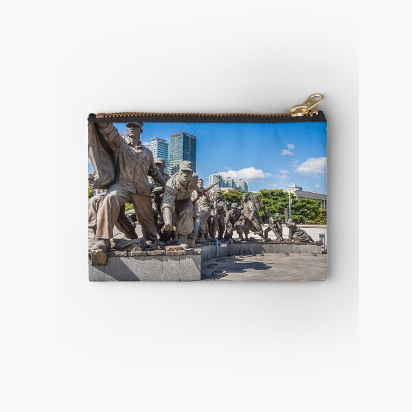 Item preview, Statue of South Korean war soldiers at the War Memorial of Korea Museum, Seoul designed and sold by SnapTPhotograph.