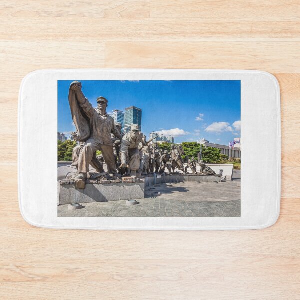Item preview, Statue of South Korean war soldiers at the War Memorial of Korea Museum, Seoul designed and sold by SnapTPhotograph.