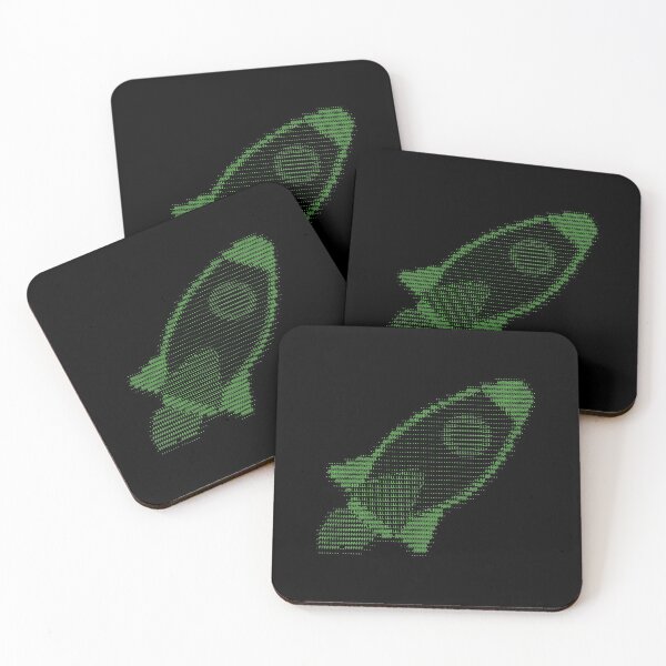 Item preview, Rocket emoji Ascii Art designed and sold by CodingStore  ★★★★★.