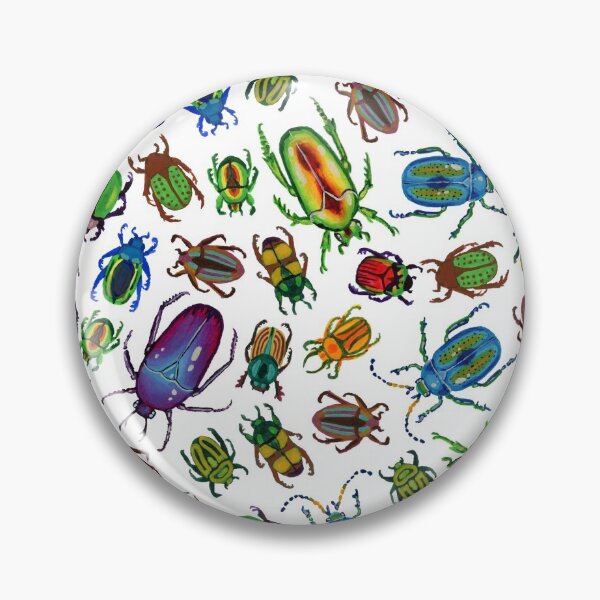 Item preview, All Beetles Big and Small in Gouache designed and sold by paintedpansy.