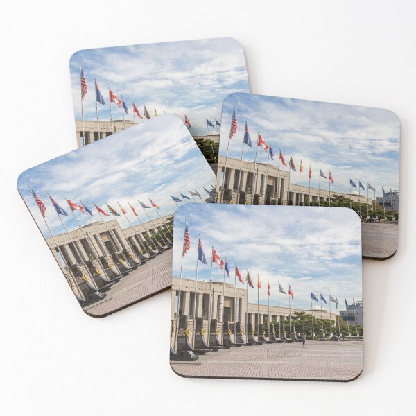 Item preview, Flags at the War Memorial of Korea Museum, Yongsan-dong, Seoul, South Korea designed and sold by SnapTPhotograph.