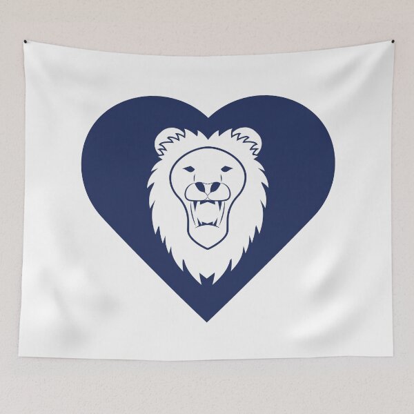 Item preview, Lion Mascot Cares Navy designed and sold by cmd-art.