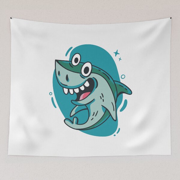 Item preview, Happy Shark designed and sold by MizzKarizmah.