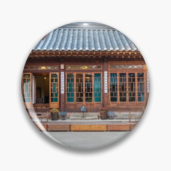 Item preview, Courtyard of a museum in the Bukchon Hanok Village in Seoul, South Korea designed and sold by SnapTPhotograph.