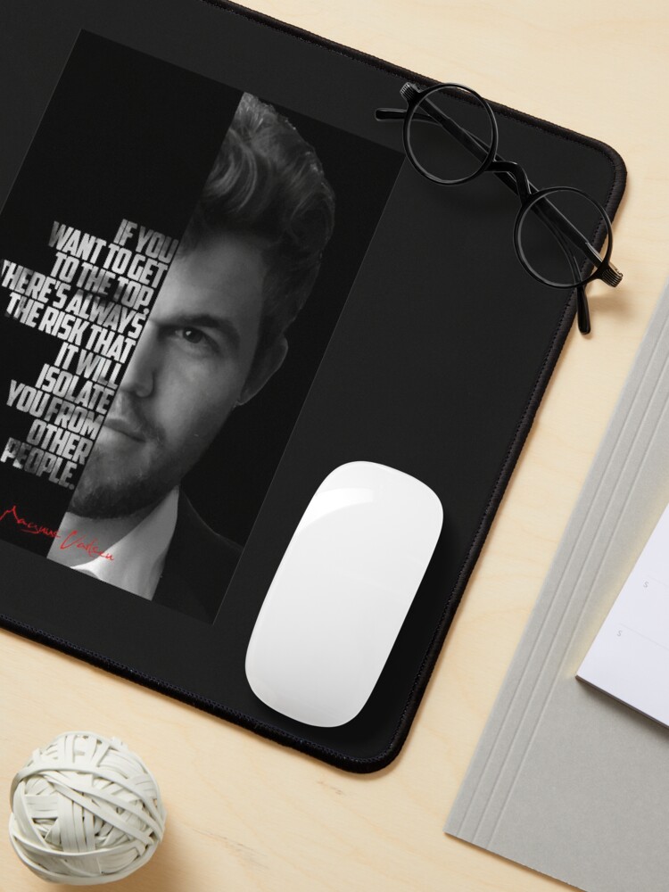 Mousepad Xadrez Supi x Carlsen 19x19cm