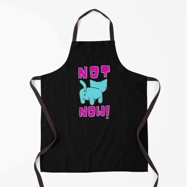 Item preview, Not Now! Do Not Bother Me! Sassy Bad Cat Cute Kitty Blue/ Pink Design designed and sold by LGbubble.