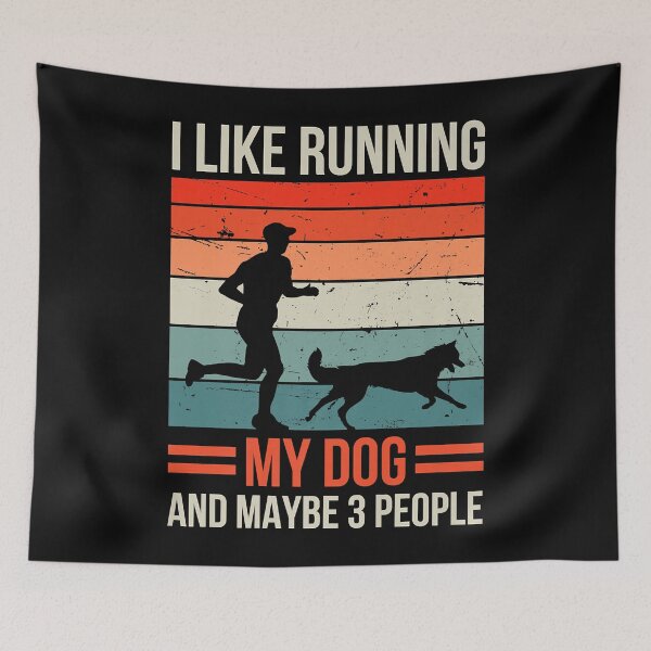 Item preview, I Like Running My Dog And Maybe 3 People designed and sold by RobertJason.