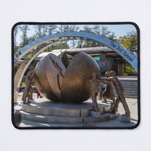 Item preview, Unification sculpture at the third tunnel of aggression, Korean Demilitarized Zone, South Korea designed and sold by SnapTPhotograph.