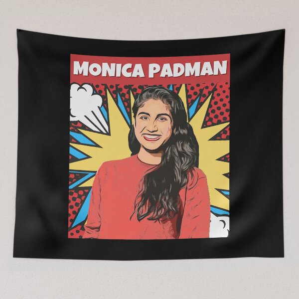 Item preview, Retro Vintage Monica Padman Portrait Art designed and sold by MonicaPadmanArt.