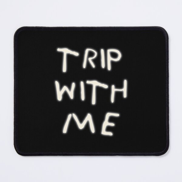 Item preview, Trip With Me Glowing Text - aesthetic designed and sold by itisjakob.