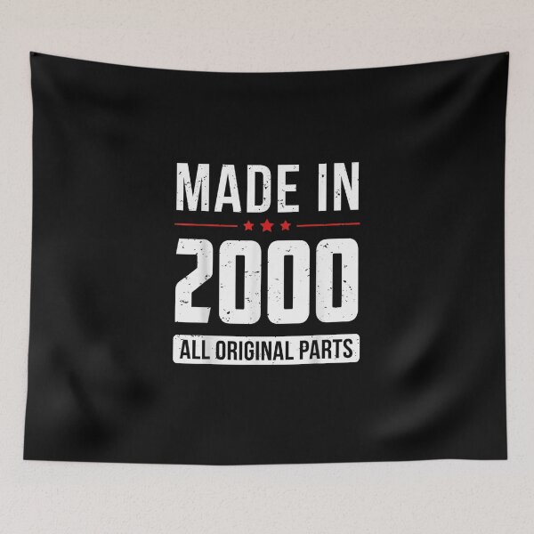 Item preview, Made In 2000 - All Original Parts - Born In Year Birthday T-Shirt designed and sold by shop   luisant.