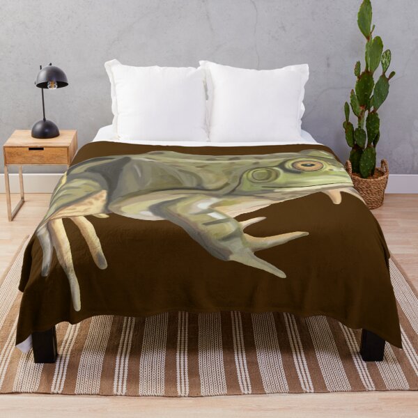 Item preview, American Bullfrog Watercolor designed and sold by Deborah Camp.