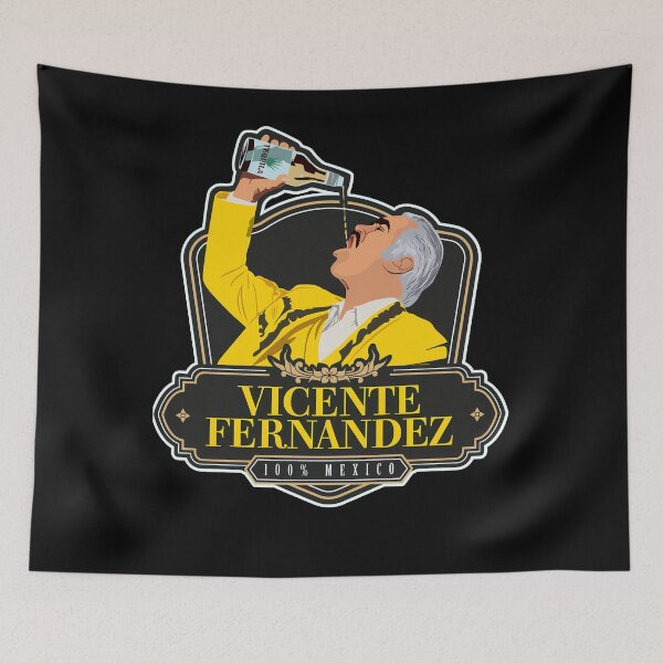 Item preview, Vintage Retro Vicente Fernandez 100 Percen Mexico More Awesome Men Women designed and sold by MonicaPadmanArt.