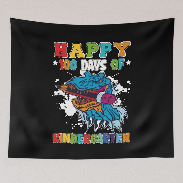 Item preview, Happy 100 Days Of Kindergarten Dinosaur designed and sold by worldmodi.