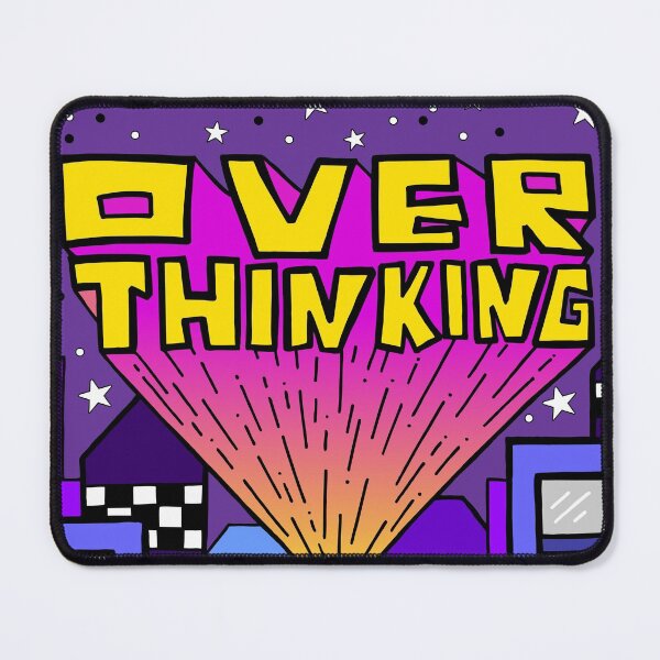 Item preview, OVERTHINKING PERSON DOODLE designed and sold by dedesuperman.