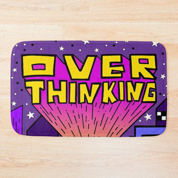 Item preview, OVERTHINKING PERSON DOODLE designed and sold by dedesuperman.