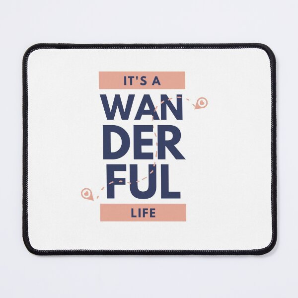 Item preview, It's a wonderful life designof live designed and sold by OurStyleShop.