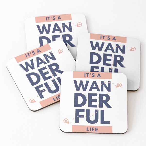 Aperçu de l'œuvre It's a wonderful life designof live créée et vendue par OurStyleShop.