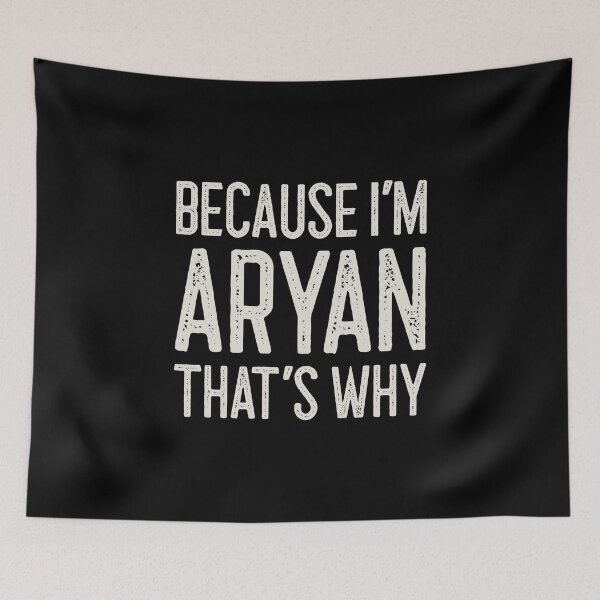 Item preview, Because I’m Aryan That’s Why Funny Personalized Name designed and sold by MariosNydras.