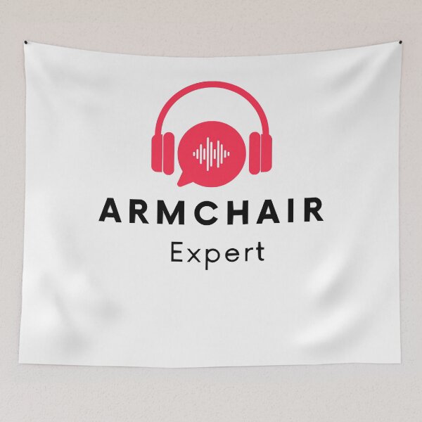 Item preview, Armchair Expert Portrait Art Dax Quote Arts Armcherries For Music Lover designed and sold by MonicaPadmanArt.