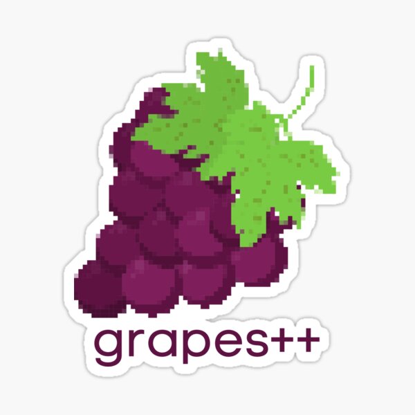 Grapes++ Sticker