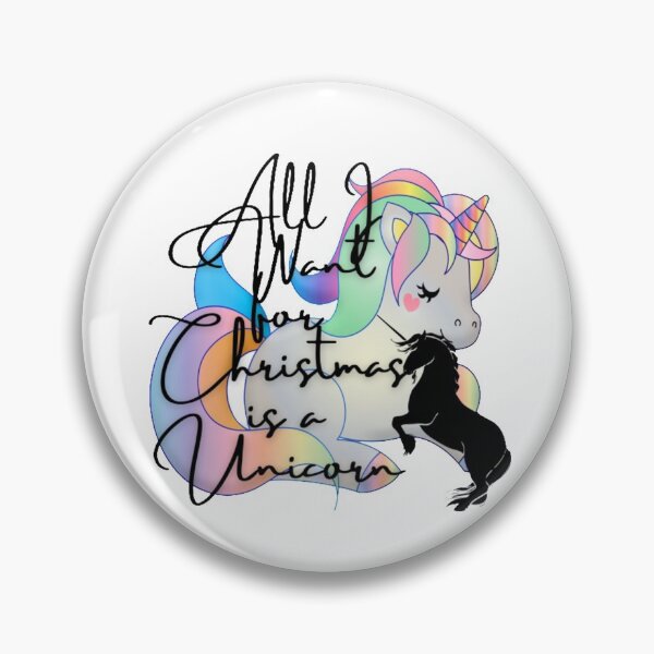 Item preview, All I want for christmas is a unicorn designed and sold by S-S16.