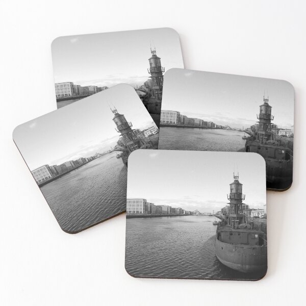 Item preview, Old Lightship on the River Liffey Dublin designed and sold by CloneDigitalArt.