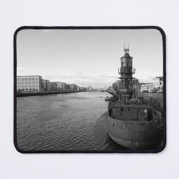 Item preview, Old Lightship on the River Liffey Dublin designed and sold by CloneDigitalArt.