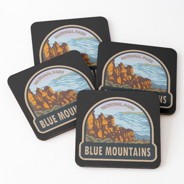 Item preview, Blue Mountains National Park Australia Three Sisters designed and sold by KrisSidDesigns.