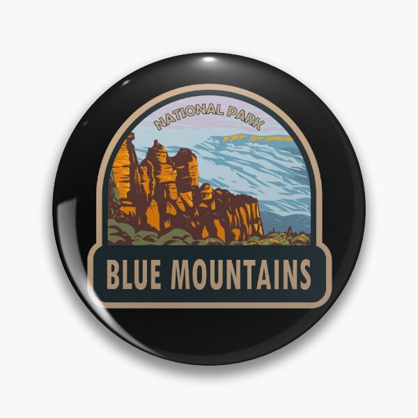 Item preview, Blue Mountains National Park Australia Three Sisters designed and sold by KrisSidDesigns.