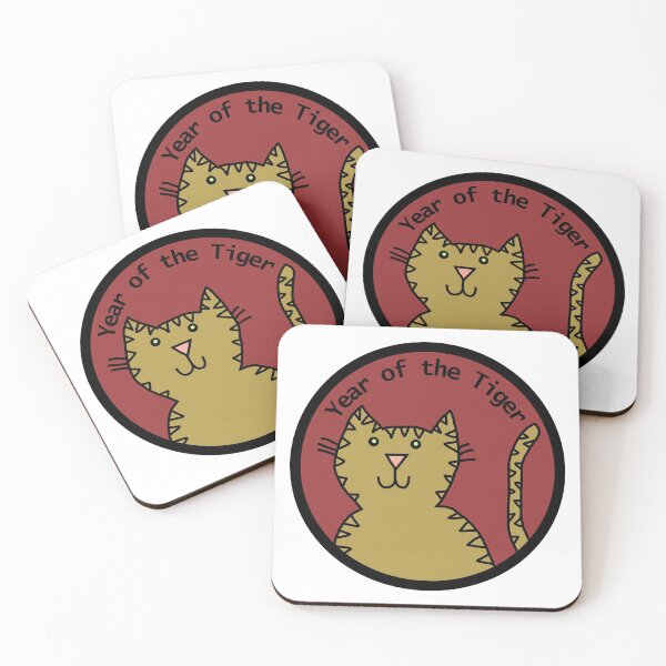 Item preview, Born Year of the Tiger Cute Big Cats designed and sold by ellenhenry.