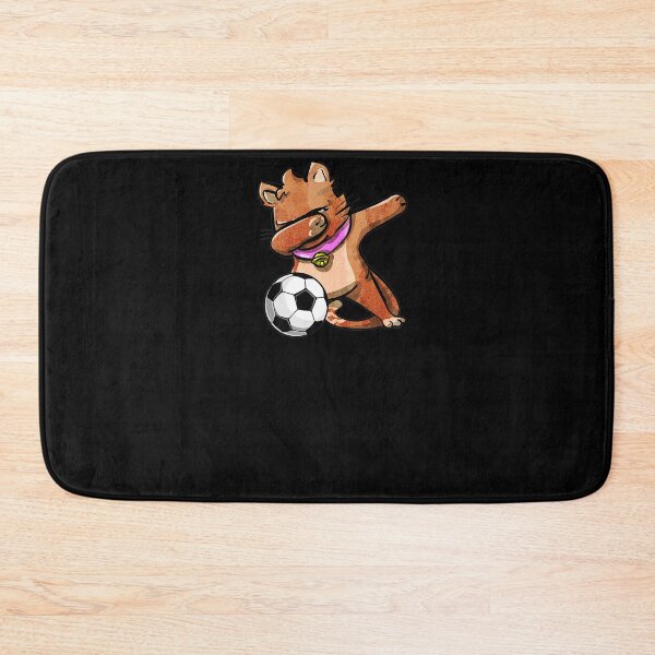 Item preview, Dabbing Cat Funny Soccer Lovers Jersey Football Fans Sport Premium T-Shirt designed and sold by shop   luisant.