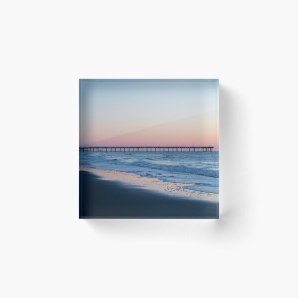 Sunset Dock Acrylic Block