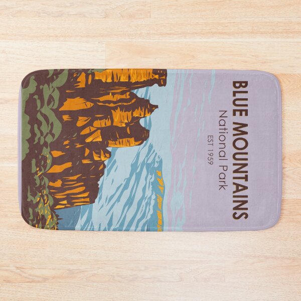 Item preview, Blue Mountains National Park Australia Three Sisters Vintage designed and sold by KrisSidDesigns.