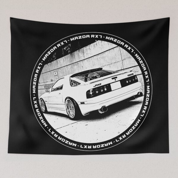 Item preview, MAZDA RX-7 FC Black 'N White 4 (Black Version) designed and sold by Cero81.
