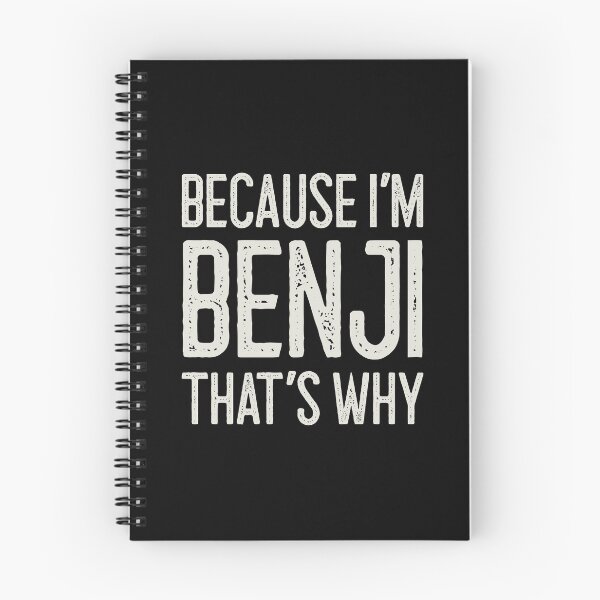 Item preview, Because I’m Benji That’s Why Funny Personalized Name designed and sold by MariosNydras.