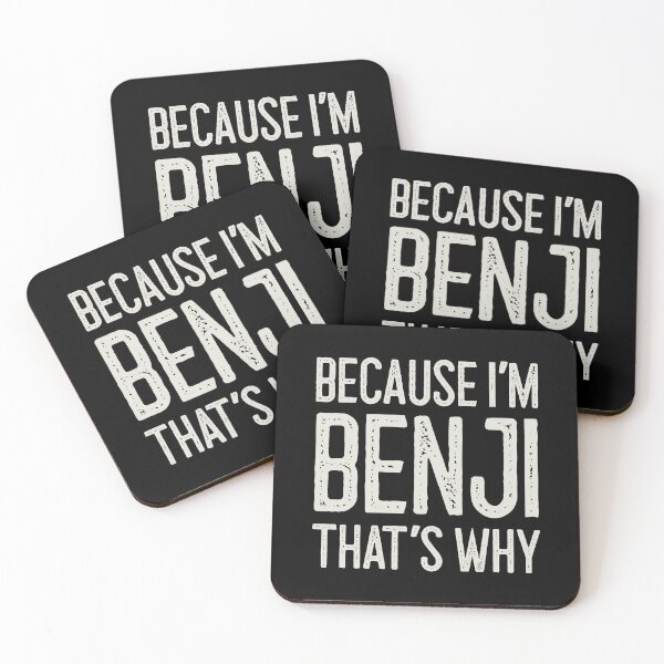 Item preview, Because I’m Benji That’s Why Funny Personalized Name designed and sold by MariosNydras.