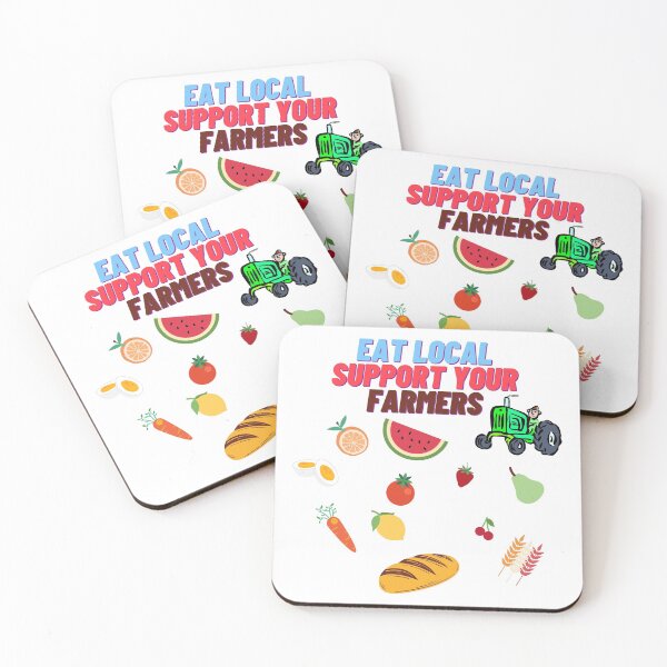 Item preview, Eat Local to Support your Growers designed and sold by Myōhō Print Co..