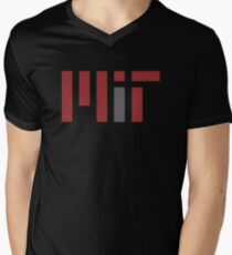 Camiseta para hombre de cuello en v MIT (Instituto de Tecnología de Massachusetts)